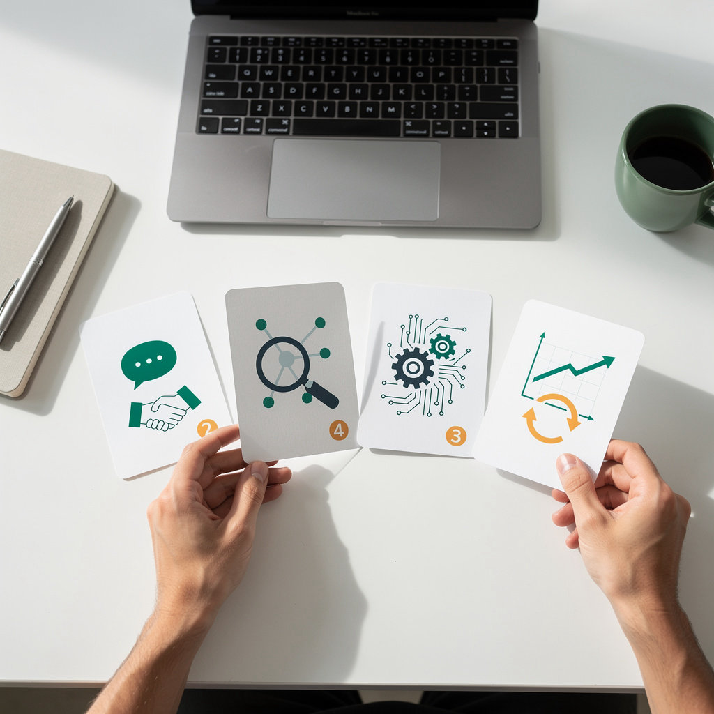 LaRAI AI implementation process visualization for Jacksonville businesses